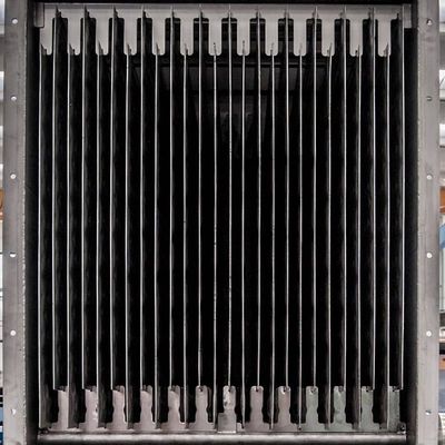 高温 散装 固形プレート 熱交換器 広い粒子の大きさ 適応性 ブロック防止